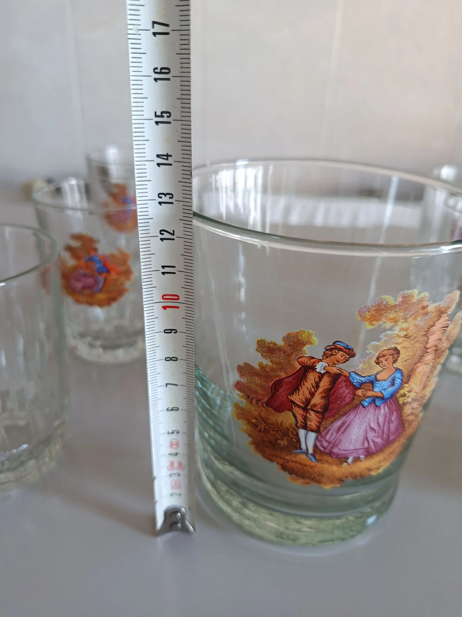 Ensemble 6 verres+seau à glaçons, style vintage. Neuf. – photo 4